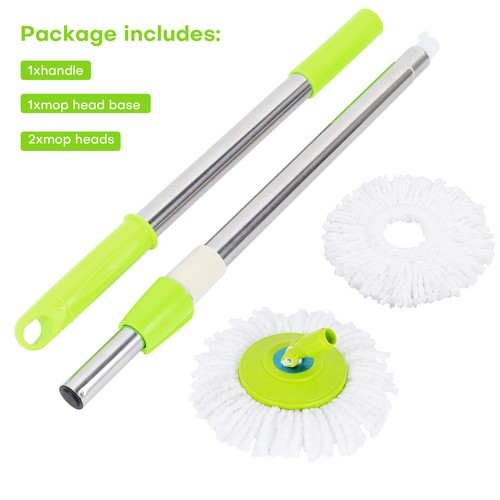 Spinning mop pole handle - mop,
